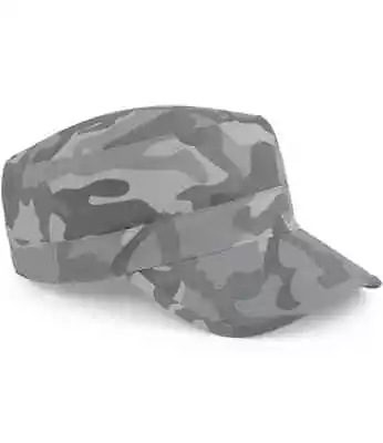 Beechfield ARMY PLAIN & CAMO CAP Men Women Hat Military Cadet Combat Hunting Cap • £6.80