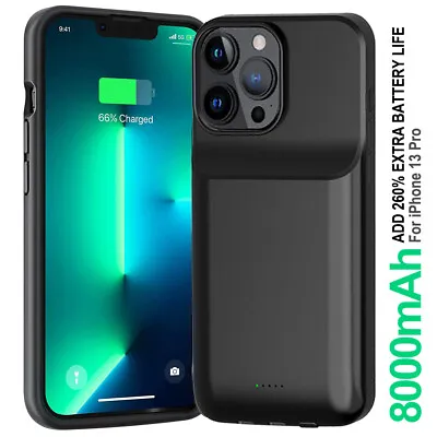 $75.99 • Buy Ultra Slim Battery Case Fast Charger For IPhone 12 Pro Max/Xs Max/XR/8 7 6 Plus