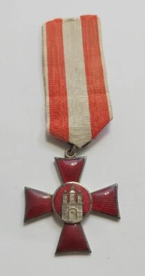 £35 • Buy German Ww1 Hamburg Hanseatic Cross Medal With Original Ribbon. A8