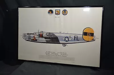 Squadron Prints B-24H Liberator Print  Return To England 1992 -50th Anniversary • $20