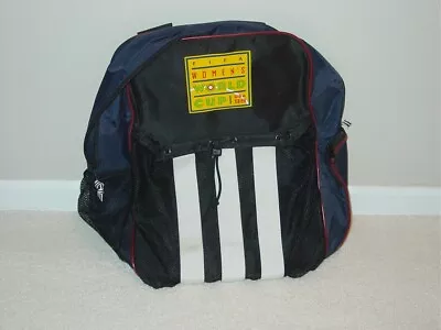 Adidas Vintage 90s Soccer Ball Holder Backpack FIFA Women's World Cup '99 • $39.96