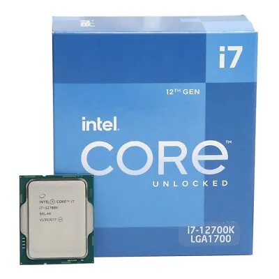 Intel Core I7-12700K 12th Gen Alder Lake 12 Core 3.6GHz LGA 1700 BX8071512700K • $247.89