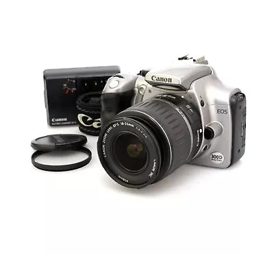 Canon EOS 300D Digital SLR Camera W/ 18-55mm F3.5-5.6 Zoom Lens • £79.99