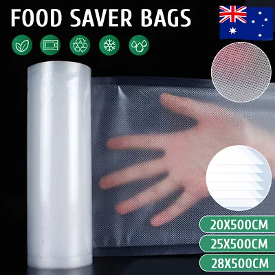 Pack Food Vacuum Sealer Bags Rolls Vaccum Food Storage Saver Seal Bags  • $10.99