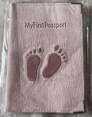 £19.99 • Buy NEW Baby Girl’s Pink My First Passport Cover 1st Holiday Luggage Boutique Gift