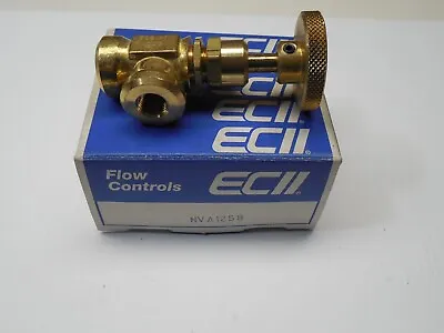 ECII 1/8  Angle Brass Needle Valve NVA125B • $20