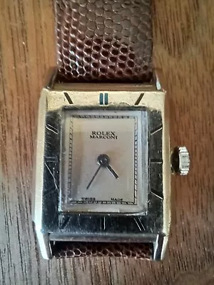 Antique Marconi Special By Rolex Manual Movement Art Deco 1920's • $770