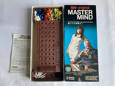 Vintage New Original Mastermind Game Invicta 1979 Edition. Complete. • £8