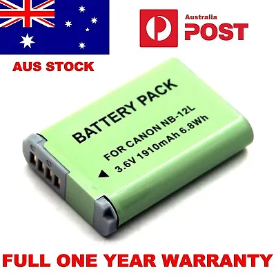 Battery Pack For Canon PowerShot G1 X Mark II PowerShot N100 NB-12L Brand New • $42.88