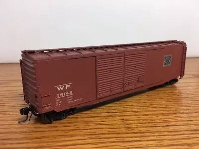 HO Scale Western Pacific 50' Box Car # 35143 ~Magnetic Couplers • $10