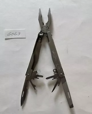 Bucklite 355 Folding Multi Tool Combo Knife Plier File Drivers No Nicks On Blade • $32.99