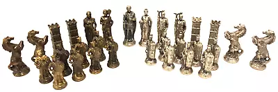 30 Vintage Limited Edition Italian Brevettato Chess Pieces Romans And Vikings • $69.99