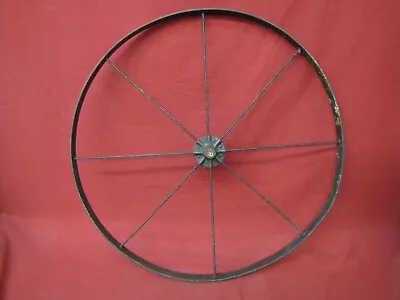 Antique Vintage Primitive Metal Spoke Wagon Cart Implement Farm Decor #2 • $69.99