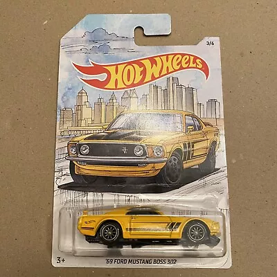 Hot Wheels '69 Ford Mustang Boss 302 With Custom Swapped Wheels *** RARE *** • $13.99