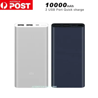 Xiaomi Power Bank 2S 10000mAh Ultra Slim Portable Dual USB Output Quick Charging • $49.99