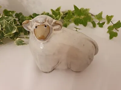 Studio Pottery Comical Sheep Figure • £8