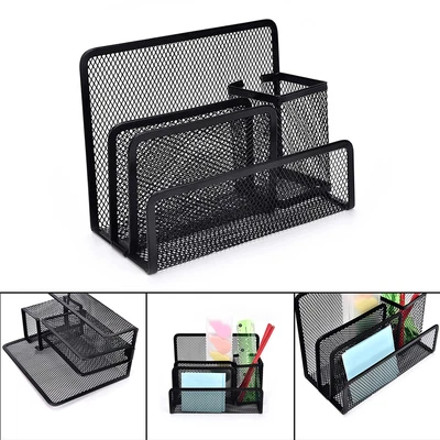 £9.75 • Buy UK Magazine Holder Rack Storage File Document Organiser Desktop Mesh Black