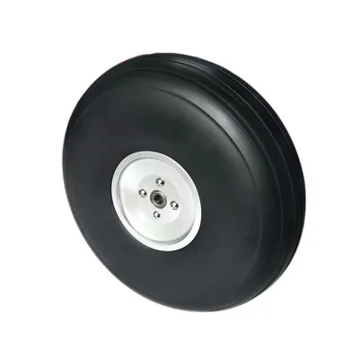 1pc Aluminum Hub PU Wheels 5.5/6/7/8.5 Inch With Bearing Axle For RC Airplane    • $42.99