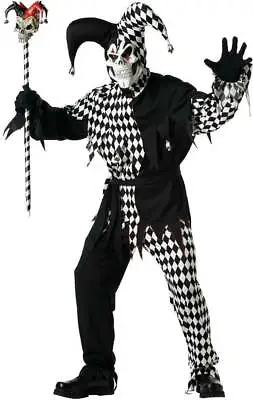 California Costume Evil Jester Adult Men Ghosts & Monsters Halloween Outfit00928 • $17.93