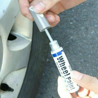 $8.99 • Buy Alloy Wheel Touch Up Pen Repair Paint W/ Brush Curbing Scratch Maker Tool Rim US