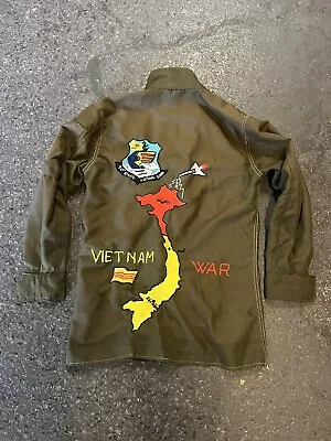 Rare 1960’s Vietnam War Souvenir Flight Jacket RVN Air Force Embroidery Original • $325