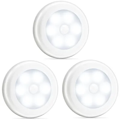 Novelty Place LED Motion Sensor Night Lights For Bathroom Hallway Closet(3 Pack) • $13.95