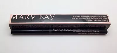 New In Box Mary Kay Precision Brow Liner Dark Brunette #127614 - Free Ship! • $12.95