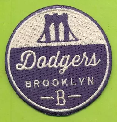 3   Brooklyn Dodgers Embroidered Retro Logo Iron On Patch • $6