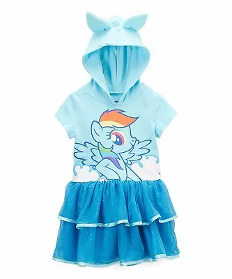 My Little Pony Toddler Girls' Rainbow Dash Costume Ruffle Dress • $9.99