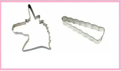 $6.35 • Buy New Unicorn  And Unicorn Horn  Cookie Cutter  Set (1)