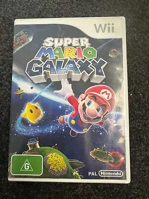 Super Mario Galaxy (Nintendo Wii 2007) Game - No Manual • $24.95