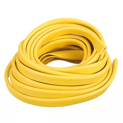 11/64 X 15/32 X 13.1ft Rubber U Channel Edge Trim Fits 0.1-1mm Edge Yellow • $25.95