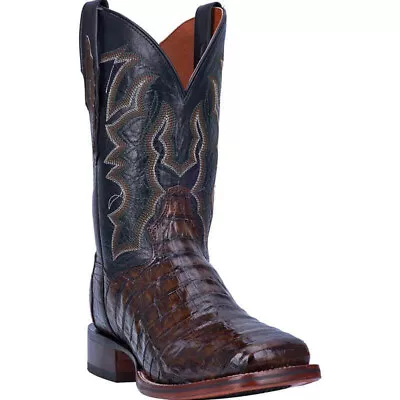 Retro Mens Cowboy Exotic Embroidered Party Shoes Chic Western Knee High Boots • $53.66