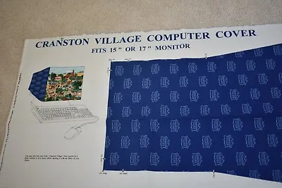 $8.74 • Buy 35  X 58 , Computer Monitor Cover Craft Cotton Panel, Cranston Village, P1028