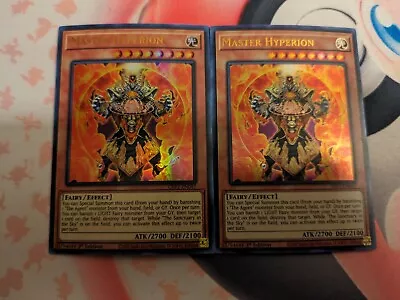 2x Yu-Gi-Oh TCG Master Hyperion Ghosts From The Past Gfp2-En047 • $2.99