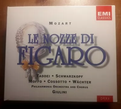 Mozart Le Nozze Di Figaro-giulini-1961 - 2 Cd Set + Libretto Nm/nm • £7.99
