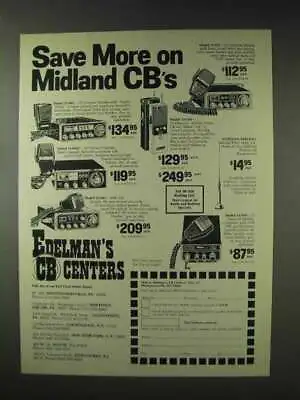 1976 Midland CB Radio Ad - 13-883 13-857 13-796 • $19.99