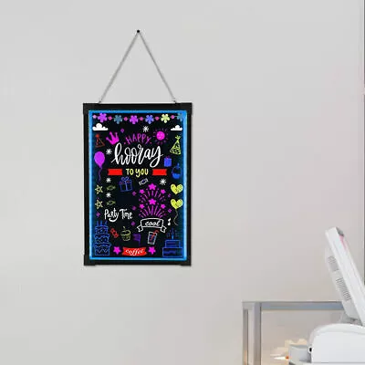 LED Light Up Message Writing Board 24 X32  Illuminated Erasable Neon Effect DIY • $57