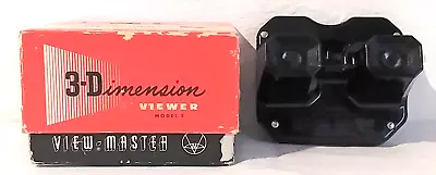 Vintage 1950's Black Sawyer's 3-dimension View-master Model E With Original Box • $16.99