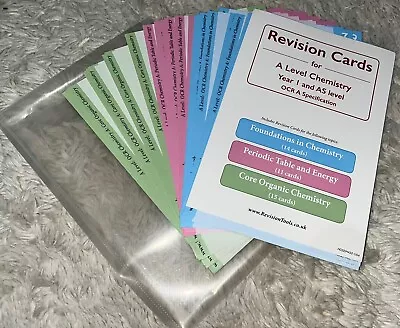 A Level Revision Cards Chemistry Year 1 And AS OCR A Specification As New  • £6.49