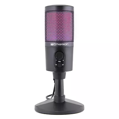 Emerson USB Gaming & Streaming Microphone With RGB Lighting And High Sample Rate • $50.99