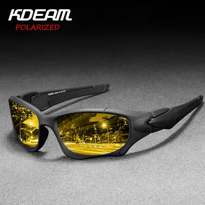 KDEAM Polarized Night Vision Photochromic Sunglasses Men Fishing Driving Glasses • $12.99