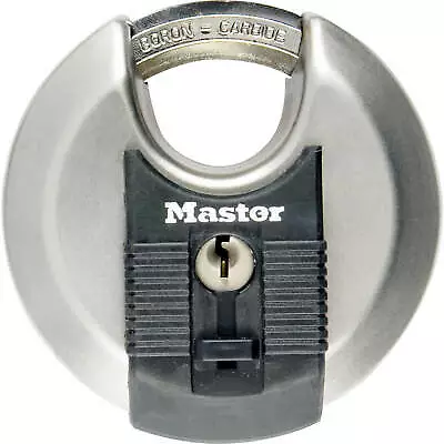 Masterlock Excell Stainless Steel Discus Padlock 70mm Standard • £20.95