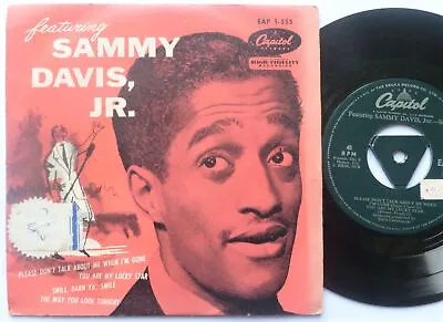 Sammy Davis Jr Featuring Sammy Davis Jr EP Capitol EAP1555 EX/VG 1955 Picture Sl • £12.51