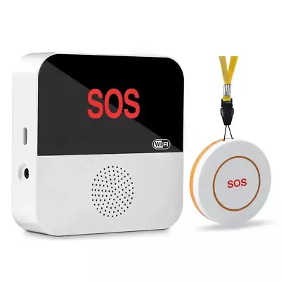 Wifi Nursing Elderly Pager Emergency Button SOS Call For Home Smart Alarm System • $41.13