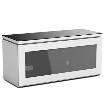 £60 • Buy Sleek Modular Gecko Gloss White TV Cabinet With Glass Door - REFLECT 1100mm