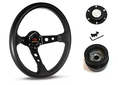 SAAS Steering Wheel SWGT3 & Boss For Mazda RX2 RX3 RX4 RX5 1970-1985 • $220