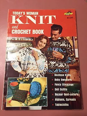 $6.95 • Buy Vintage Today’s Woman Knit & Crochet Book 1972 