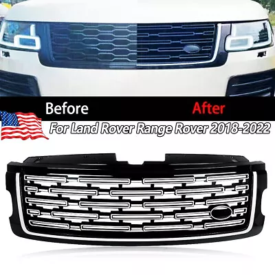 For 2018-2022 Land Rover Range Rover Vogue L405 Up To 2023 Look Front Hood Grill • $120.83