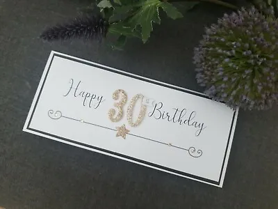 Handmade Money/Voucher/Gift Card/ 30th Birthday Wallet • £4.20